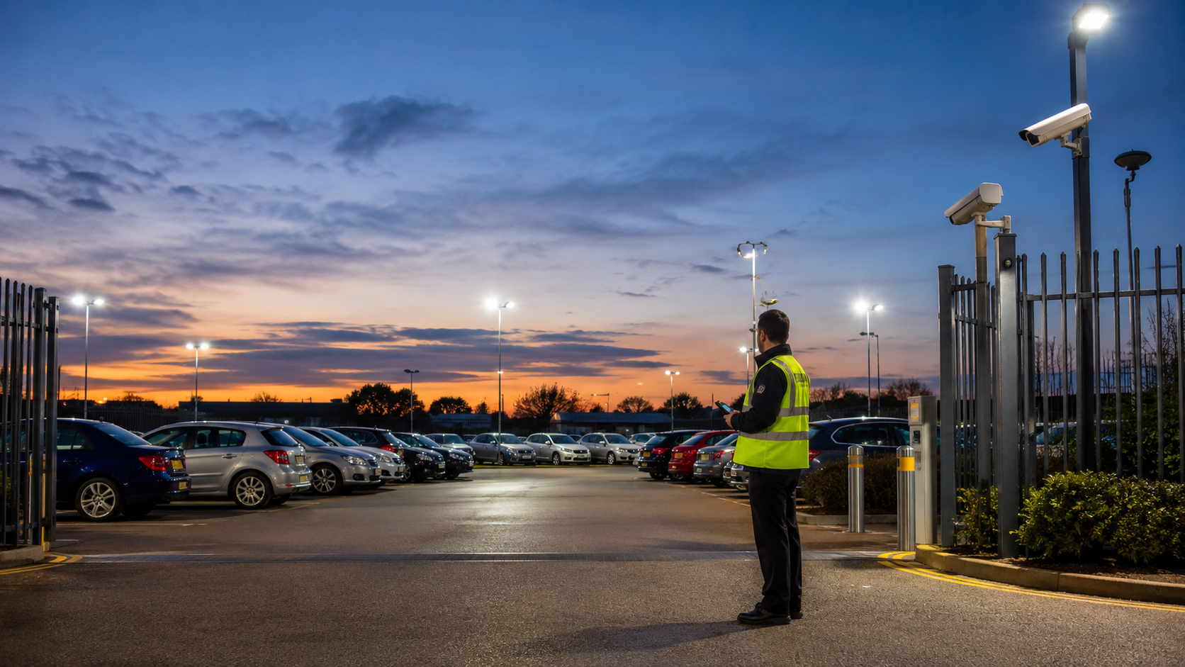 Secure Meet and Greet parking facility near Bristol Airport